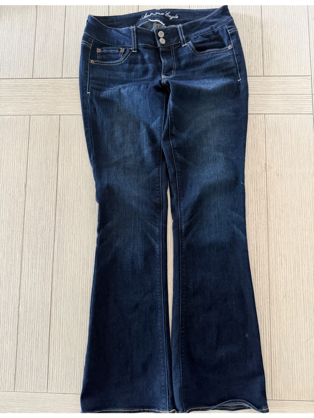 American Eagle Outfitters Navy Blue Super Stretch Jeans